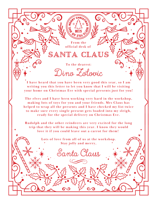 Letter From Santa Package - Festive Fun